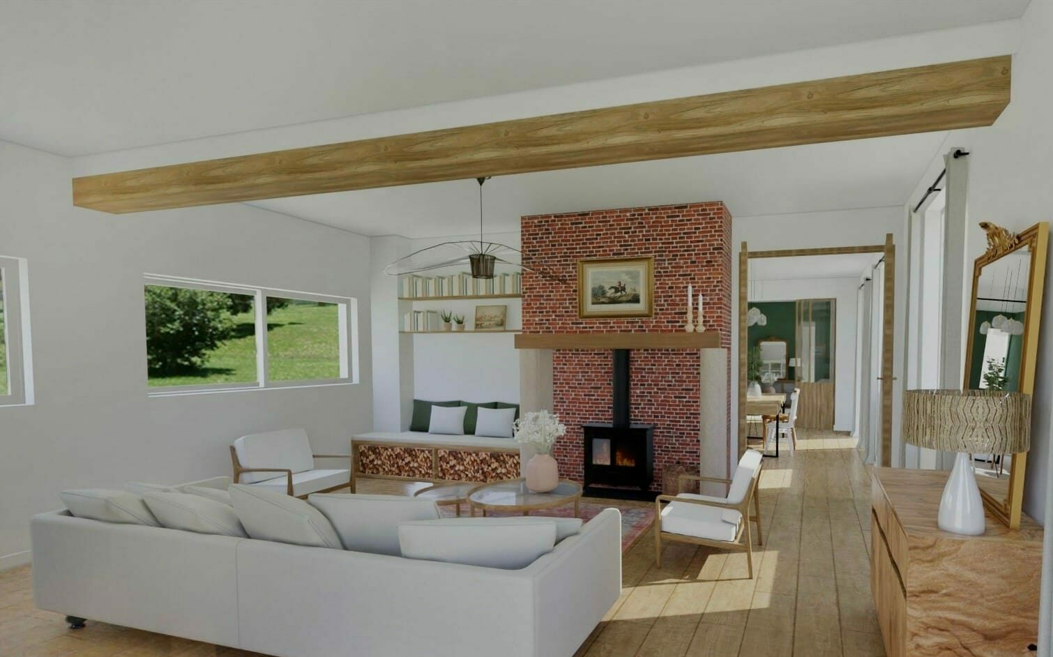 salon réaménagé